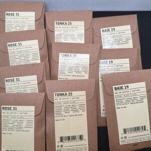 LE LABO 10 NWT SAMPLES ROSE TONKA BAIE